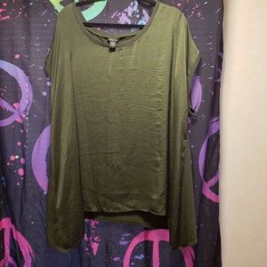 TORRID Olive Green Top